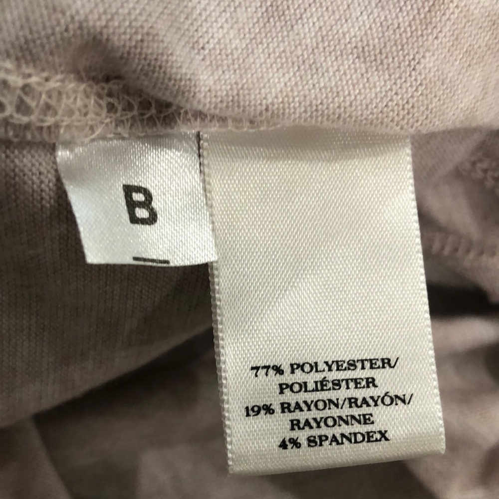 ANN TAYLOR Women's Light Tan Long Sleeve Top - Picture 3 of 7